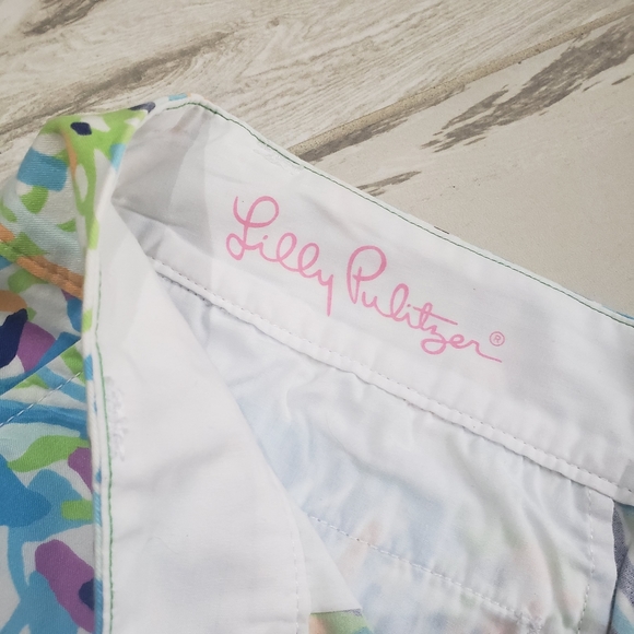 Lilly Pulitzer Sea Soirée Chipper shorts Size 2  Sea blue - Picture 5 of 13